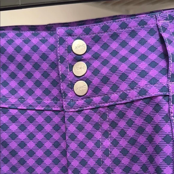 Purple and navy Checkered Golf pants - Picture 5 of 10